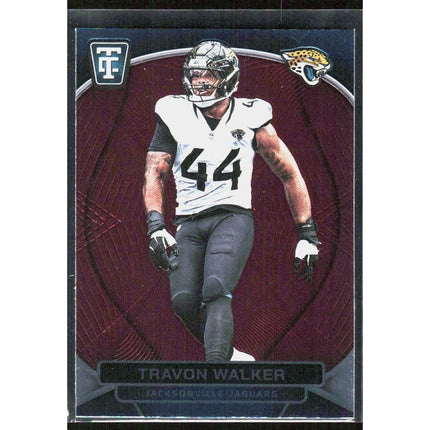 Travon Walker 2024 Panini Totally Certified Mirror Maroon #42 Jaguars