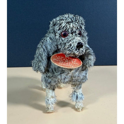 Poodle Tape Measure Japan Working Figural Dog Sewing Collectible