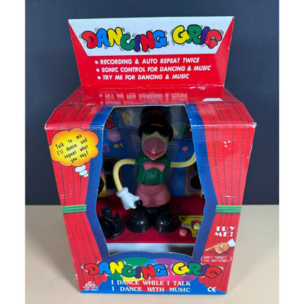 Dancing Grig Vintage Wind Up Toy with Original Box OB Collectible