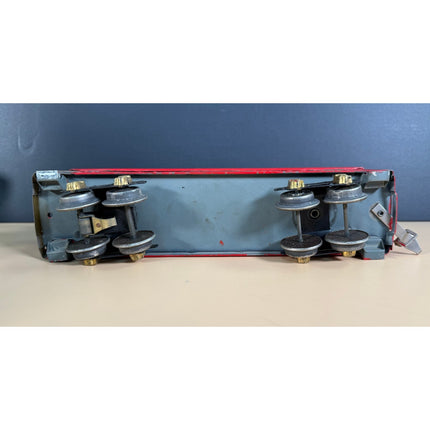 Ives 142 Pullman Observation Car 10" Vintage Tin Train Car