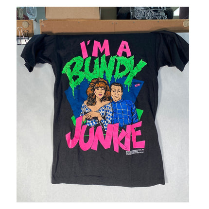 Vintage 1980s Al Bundy “I’m a Bundy Junkie” Graphic Tee – Active-T Shirt