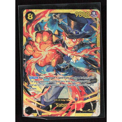 Sabo Premium Booster -The Best- Vol. 2 #OP07-118 Secret Rare