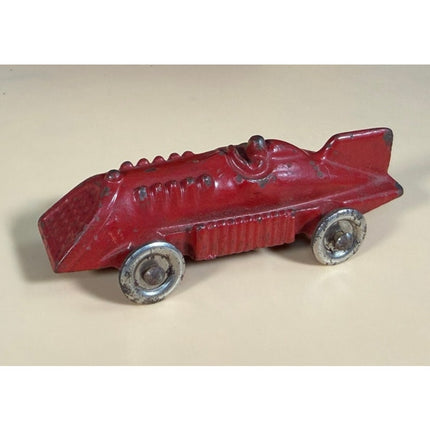 Hubley 4" Fintail Racer Original Vintage Cast Iron Race Car