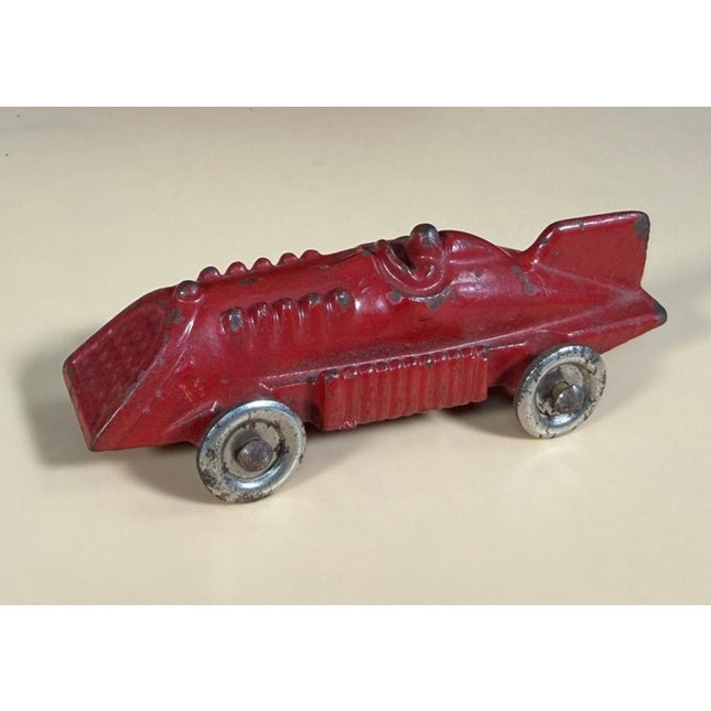 Hubley 4" Fintail Racer Original Vintage Cast Iron Race Car