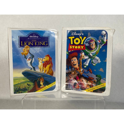 Lot of 2 McDonald's Disney The Lion King Toy Story VHS Toy Figures NISB