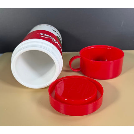 Campbell’s Soup Thermos Travel Mug “Soup-Can-Tainer” Vintage 7"