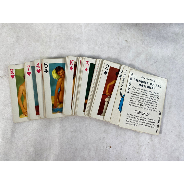 Models of All Nations Playing Cards – Complete Deck with Original Box