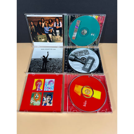 Lot of 14 Music CDs Beatles Dylan Eric Clapton Foreigner Cream Classic Rock