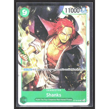 Shanks Premium Booster -The Best- Vol. 2 #ST16-004 Super Rare
