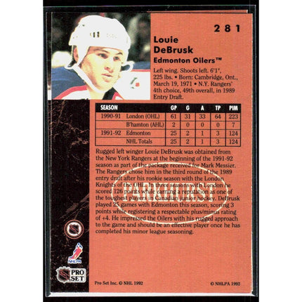 Igor Ulanov 1991-92 Parkhurst French #281 RC Rangers