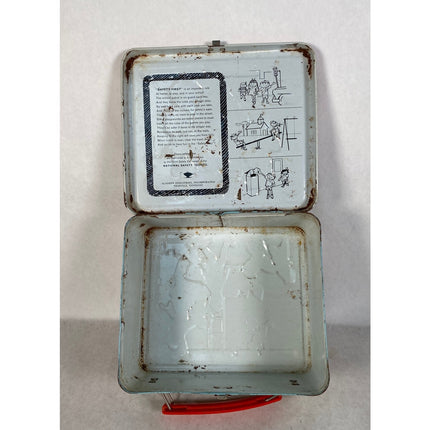 Vintage 1983 Disney Express Railroad Train Aladdin Metal Lunchbox (No Thermos)