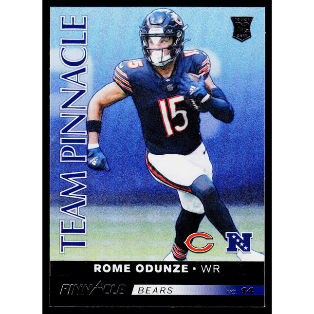 Rome Odunze / Xavier Worthy 2024 Panini Encore Team Pinnacle #14 St. Louis Rams