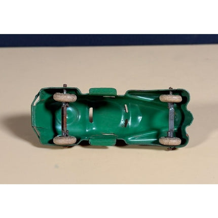 1930s Tin Toy Coupe with Wooden Wheels Antique Toy Car