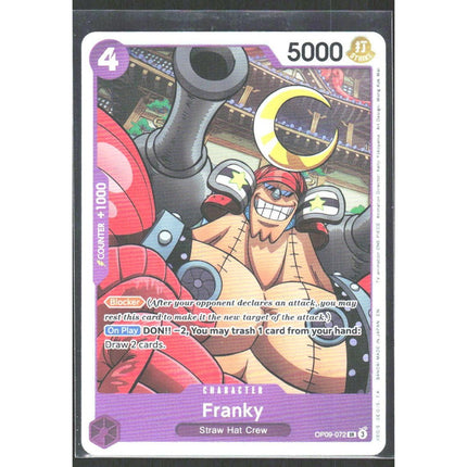 Franky Premium Booster -The Best- Vol. 2 #OP09-072 Super Rare