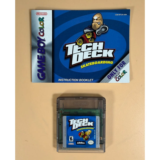 Tech Deck Skateboarding Nintendo Game Boy Color GBC Game Cartridge