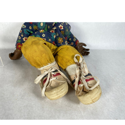 J. Fred Muggs 16" Monkey Doll with Sneakers – Original Vintage Collectible