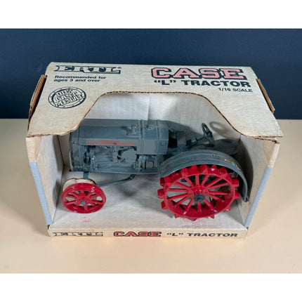 ERTL Case L Tractor with Steel Wheels 1:16 Scale Diecast Farm Toy #450 NIB