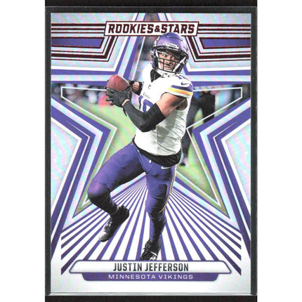 Justin Jefferson 2024 Panini Rookies & Stars #63 Minnesota Vikings
