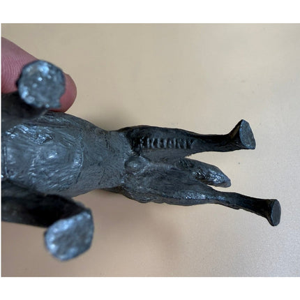 German Shepherd Pot Metal Figure 4" Vintage Dog Figurine Collectible