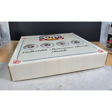 Kellogg’s 90th Anniversary Collectible Stoneware Bowls Set of 4 NIB