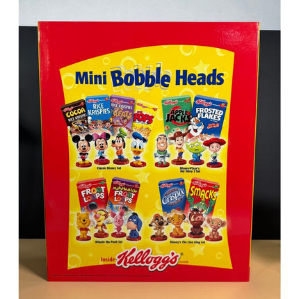 Kellogg's Disney Mini Bobble Heads Collection 16 Figure Set NIB