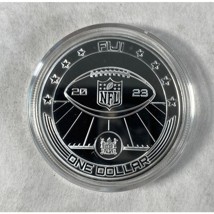 NFL 2023 Green Bay Packers Game Used Ball Relic Coin