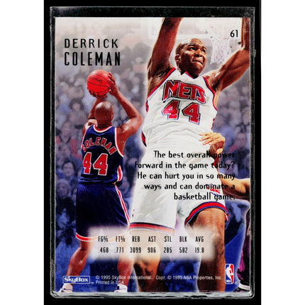 Derrick Coleman 1994-95 SkyBox E-Motion #61 New Jersey Nets