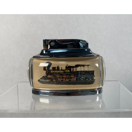 Ronson Trophy Steam Engine Table Petrol Lighter — “Unfired”