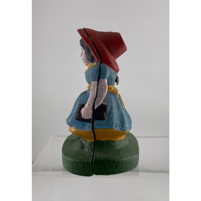 Reproduction Little Bo Peep Cast Iron Still Bank 8.5" Coin Bank
