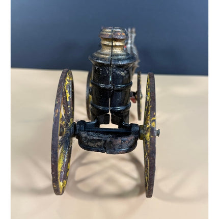 Early Cast Iron Horsedrawn Pumper Truck