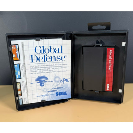Global Defense Sega Master System Cartridge Vintage Shooter Game