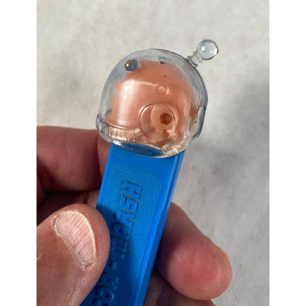 Vintage PEZ Cocoa Marsh Clear Helmet Astronaut Spaceman Dispenser