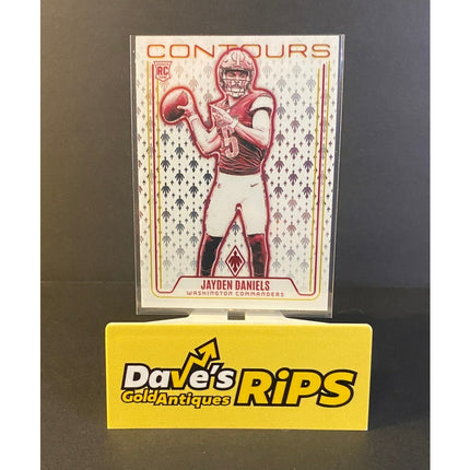 Jayden Daniels 2024 Panini Phoenix #CON-JDS Contours Insert Commanders