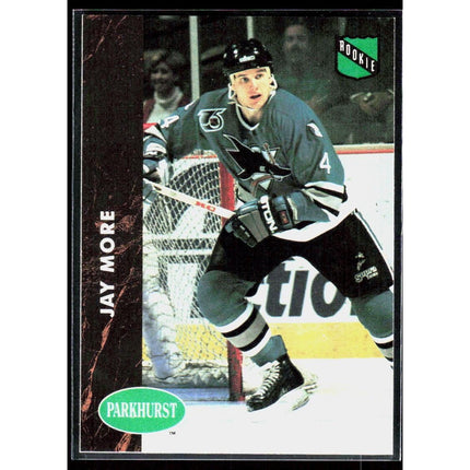 Jay More 1991-92 Parkhurst #387 RC San Jose Sharks
