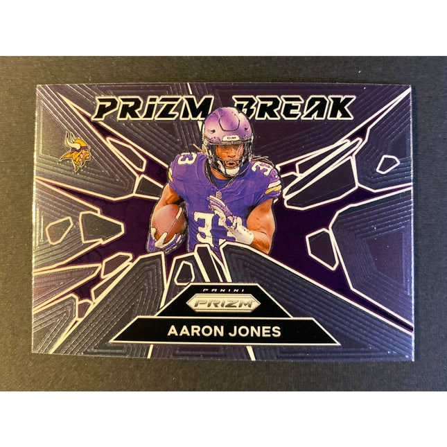 2024 Panini Prizm Aaron Jones #8 Prizm Break Insert Vikings