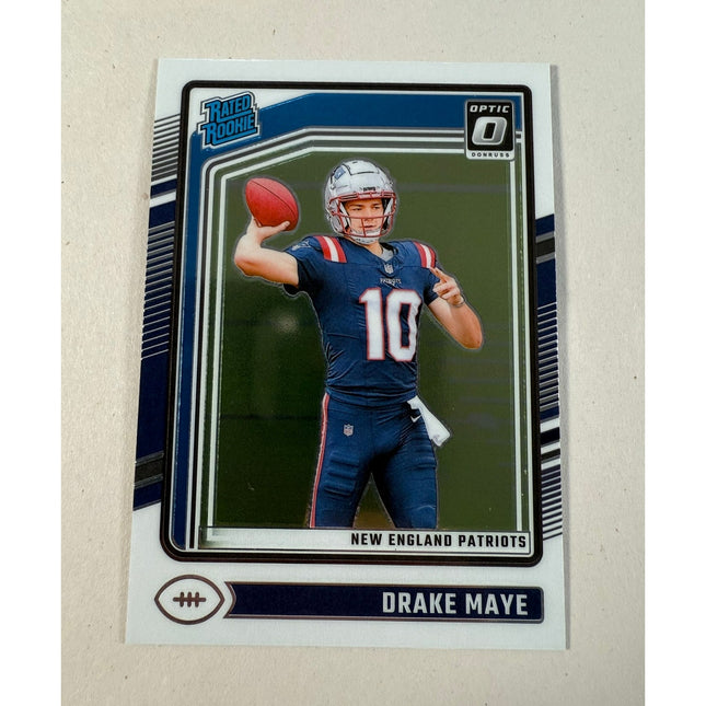 2024 Donruss Optic Drake Maye RC #229 Rated Rookie Patriots