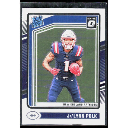 Donruss Optic #240 Ja'Lynn Polk 2024 RC New England Patriots