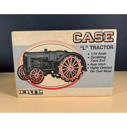 ERTL Case L Tractor with Steel Wheels 1:16 Scale Diecast Farm Toy #450 NIB