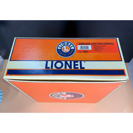 Lionel Camelback Loco Penn Command 6-18091 O Gauge Steam Locomotive OB