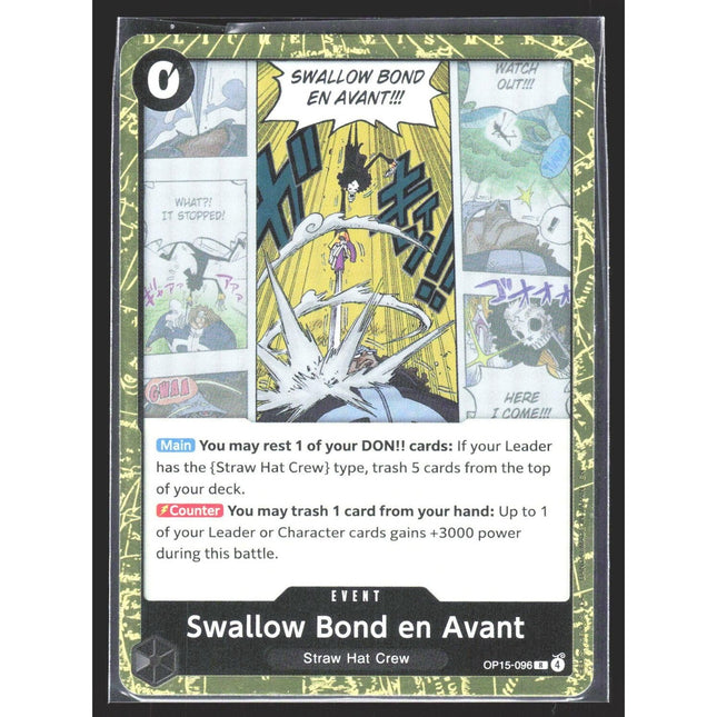Swallow Bond en Avant Adventure on Kami's Island #OP15-096 Rare
