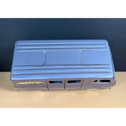 Vintage Nylint Ford Econoline Van Pressed Steel Toy Purple 11"
