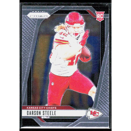 Carson Steele 2024 Panini Prizm #377 RC Kansas City Chiefs