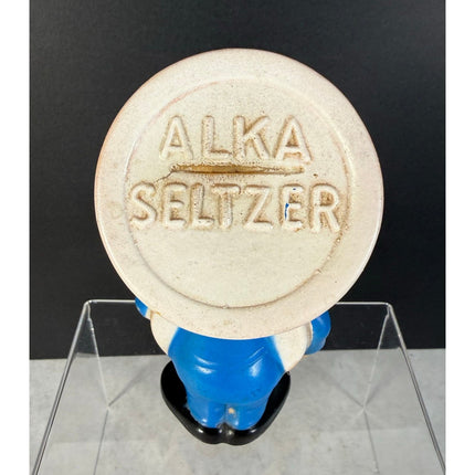 Vintage Alka-Seltzer Speedy Rubber Bank Soft Vinyl Advertising Coin Bank