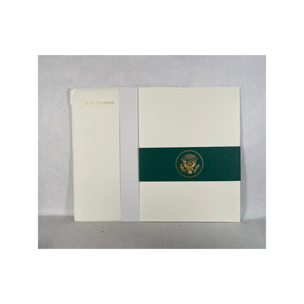 2018 White House Christmas Card Trump & Melania Presidential Memorabilia