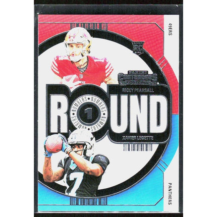 Ricky Pearsall / Xavier Legette 2024 Panini Contenders Round Numbers #8