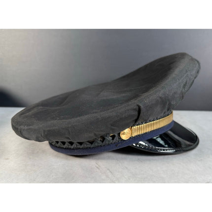 Amtrak Conductor Railroad Hat with Rain Cover