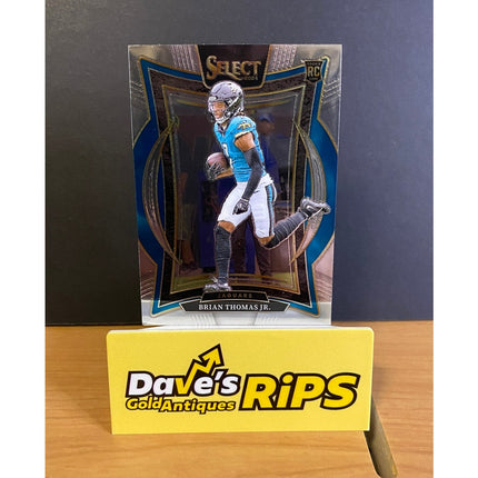 Brian Thomas Jr. 2024 Panini Select #91 Rookie RC Card Carolina Panthers