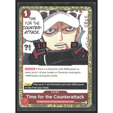 Time for the Counterattack The Azure Sea's Seven #OP14-018 Rare