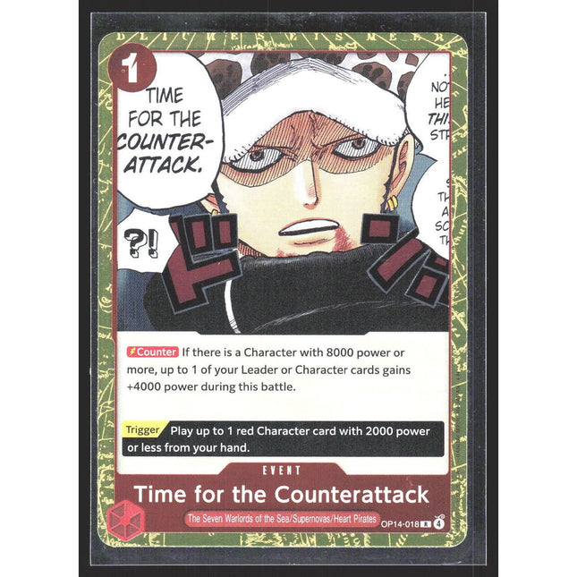 Time for the Counterattack The Azure Sea's Seven #OP14-018 Rare