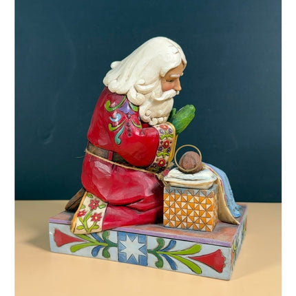 Jim Shore Heartwood Creek The Real Meaning of Christmas 4010488 Santa Baby Jesus
